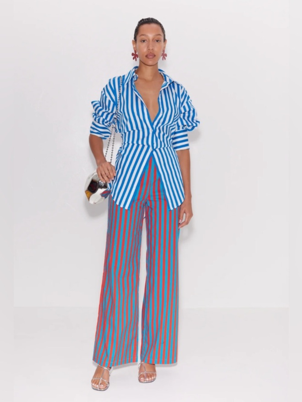 SimonMiller Pia Striped Poplin Pants